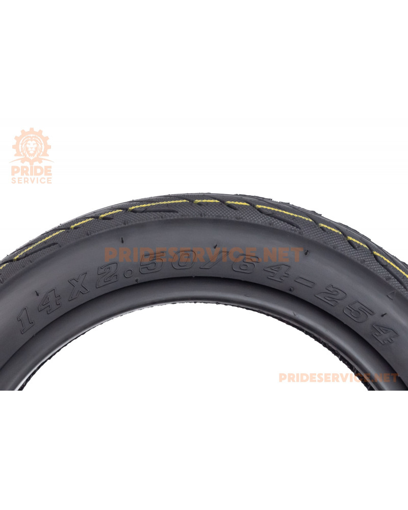 Шина 14"x2,50 (65/90-10) безкамерна, дорожня E-BIKE H-972