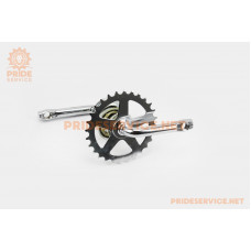 Шатуни "American Type" 89мм 12-14", під педалі 1/2", зірка 28T, каретка з чашками Ø43,1мм