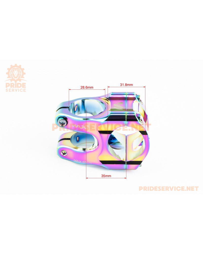 Винос керма MTB 28,6x31,8х35мм, алюмінієвий, хамелеон SM042 (CNC Machining)