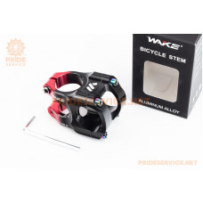 Винос керма MTB 28,6x31,8х35мм, алюмінієвий, чорно-червоний SM042 (CNC Machining)