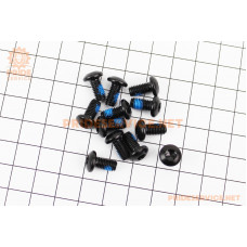 Болт гальмівного диска M5x9мм, під ключ Т25, 12шт к-кт, чорний