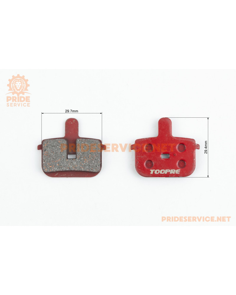 Гальмівні колодки Disk-brake (Kugoo G-Booster,M5,V1,G2 Pro, Bolids Boli-BB8-5), червоні TP-11E