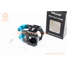 Винос керма MTB 28,6x31,8х35мм, алюмінієвий, чорно-синій SM042 (CNC Machining)