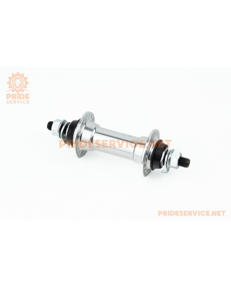 Втулка передня MTB алюмінієва 14Gx36H, V-brake, 2 пром-підшипники 6000 2RS, кріпл. гайка, U-B01F