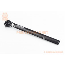 Труба сидіння МТВ 30,4х400мм, алюмінієва, (кріпл. 2 болти), чорна