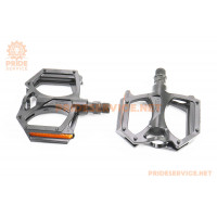 Педалі MTB широкі 9/16" (100x100x23mm) алюмінієві, чорні M195DU