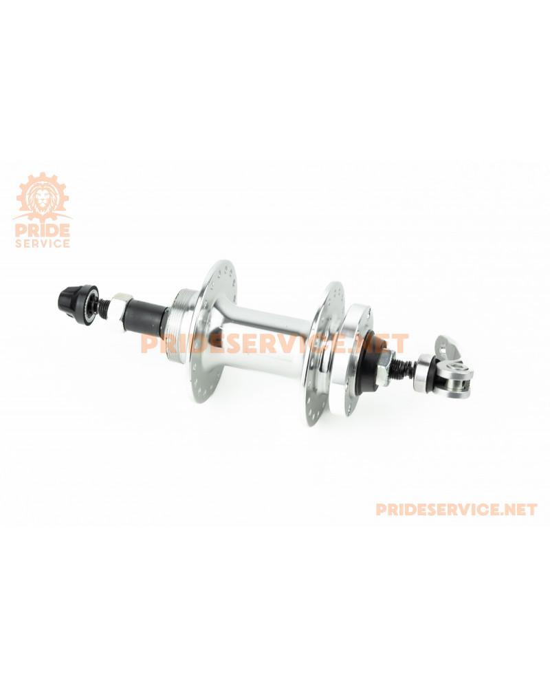 Втулка задня MTB алюмінієва 14Gx36H під вільнобіг, Disk-brake, 2 пром-підшипники 6200 2RS, кріпл. ексцентрик, U-B07RHQ