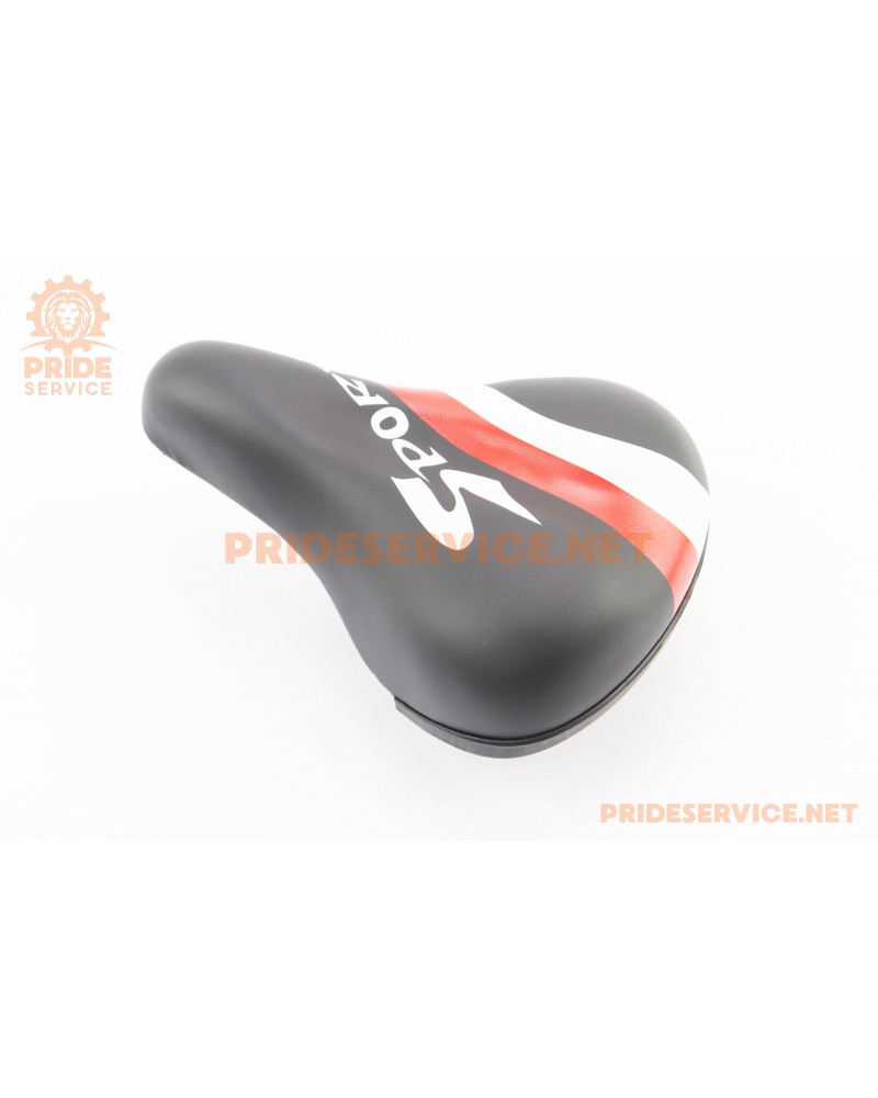 Сидіння CHILD 210x150мм, чорно-червоно-біле SPORT AZ-272BF