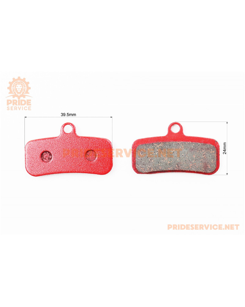 Гальмівні колодки Disk-brake (Shimano Saint 2009, zee), червоні YL-1039