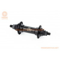 Втулка передня MTB алюмінієва 14Gx36H, V-brake, 2 пром-підшипники 6000 2RS, кріпл. гайка, чорна U-B01F