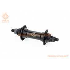 Втулка передня MTB алюмінієва 14Gx36H, V-brake, 2 пром-підшипники 6000 2RS, кріпл. гайка, чорна U-B01F