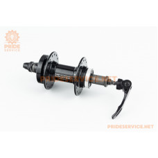 Втулка задня MTB алюмінієва 14Gx32H під вільнобіг, Disk-brake, 2 пром-підшипники 6000 2RS, кріпл. ексцентрик, чорна D242SBT