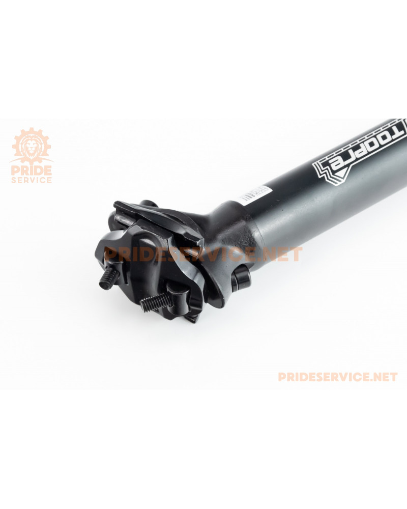 Труба сидіння МТВ 30,8х400мм, алюмінієва, (кріпл. 2 болти), чорна