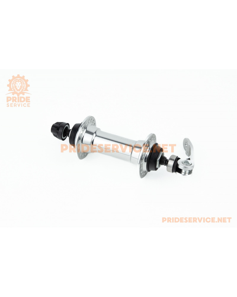 Втулка передня MTB алюмінієва 14Gx36H, V-brake, 2 пром-підшипники 6000 2RS, кріпл. ексцентрик, U-B01FQR