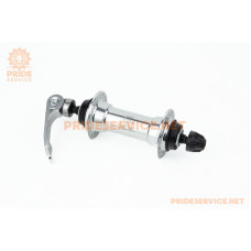 Втулка передня MTB алюмінієва 14Gx36H, V-brake, 2 пром-підшипники 6000 2RS, кріпл. ексцентрик, U-B01FQR