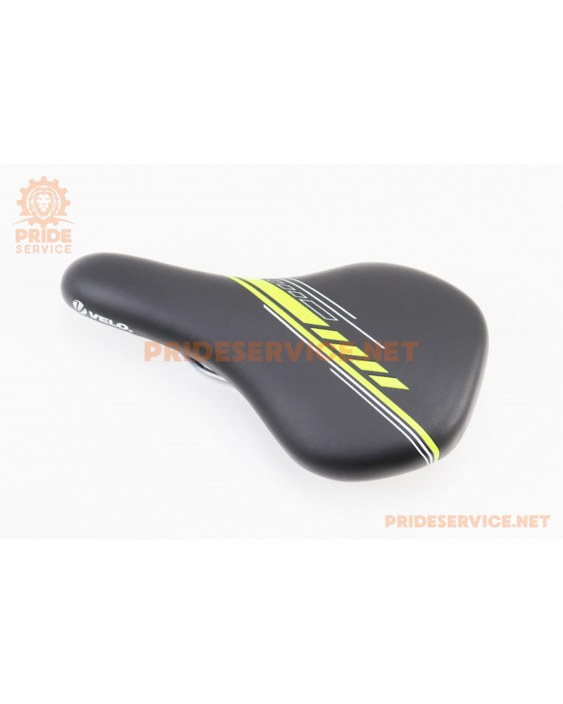 Сидіння MTB, чорно-зелене VL-5104