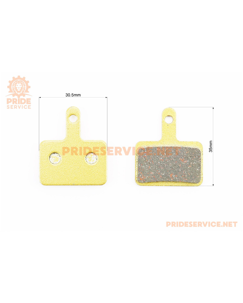 Гальмівні колодки Disk-brake (Shimano BR-M416,575,495,486,485,446,445,395,375), жовті YL-1001