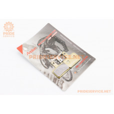 Гальмівні колодки Disk-brake (Shimano BR-M416,575,495,486,485,446,445,395,375), жовті YL-1001