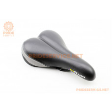 Сидіння MTB, чорно-сіре PLUSH VL-3126
