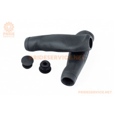 Ручки керма 135мм, ергономічні, чорні VLG-1115AD2