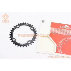 Зірка передня MTB Narrow Wide 32Т (BCD:104мм), алюмінієва, чорна