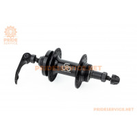 Втулка задня MTB алюмінієва 14Gx36H під вільнобіг, Disk-brake, 2 пром-підшипники 6200 2RS, кріпл. ексцентрик, чорна U-B07RHQ
