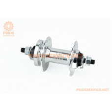 Втулка передня MTB алюмінієва 14Gx36H, Disk-brake, 2 пром-підшипники 6200 2RS, кріпл. гайка, U-B07F