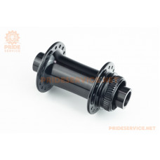 Втулка передня MTB алюмінієва 14Gx32H, Disk-brake Center Lock, 2 пром-підшипники, кріпл. під вісь 15мм, чорна WB-T01