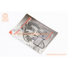 Гальмівні колодки Disk-brake (Shimano BR-M416,575,495,486,485,446,445,395,375), чорні YL-1001
