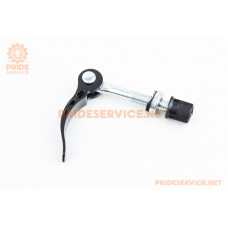 Затискач (ексцентрик) труби сидіння M8x60мм, алюмінієвий, чорний MD-M02