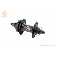Втулка передня MTB алюмінієва 14Gx36H, Disk-brake, 2 пром-підшипники 6200 2RS, кріпл. гайка, чорна U-B07F