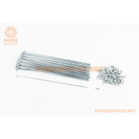 Спиця 13Gx232мм (100шт к-кт), хром