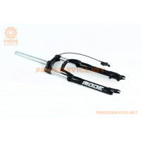 Вилка 26 "амортизаційна, без різьби 1-1/8" (28,6мм), шток 255мм, з ходом 50мм, Disk-brake, виносний Lockout, чорна MD-N780 RLO