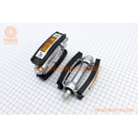 Педалі CITY 9/16" (111x73x27мм) алюмінієво-гумові