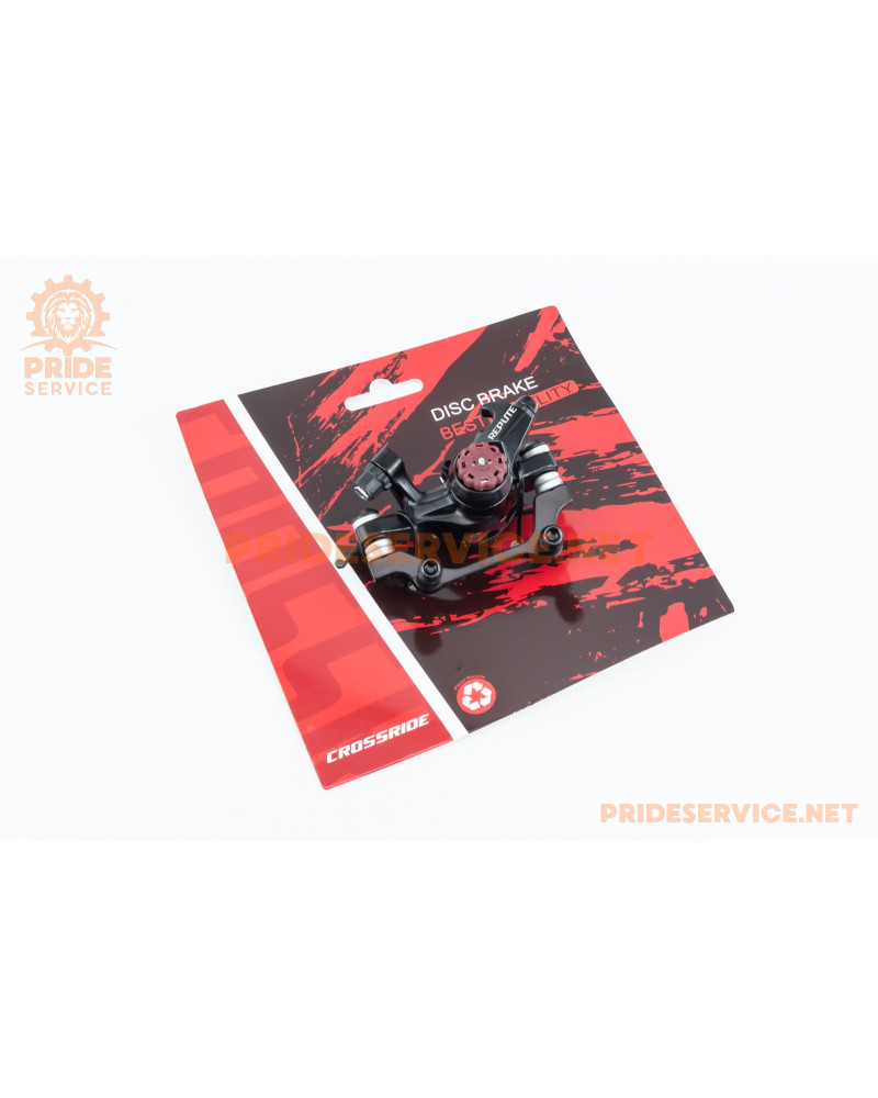 Гальмівний супорт задній (F180/R160мм), чорний DSC-730R