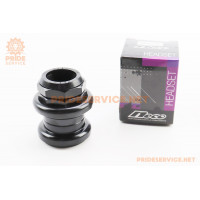 Кермова колонка 1-1/8" (34/28,6x34/30мм) різьбової вилки, чорна H841SW
