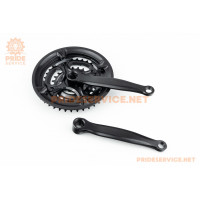 Шатуни "квадрат" 170мм, 42.34.24T MTB, чорні CWBL 02