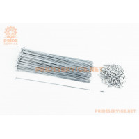 Спиця 13Gx222мм (100шт к-кт), хром