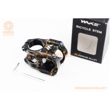 Винос керма MTB 28,6x31,8х35мм, алюмінієвий, чорно-золотистий SM042 (CNC Machining)