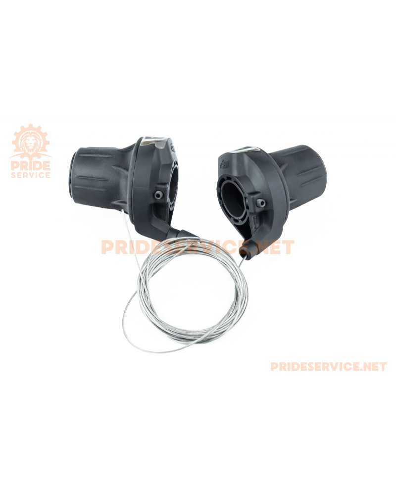 Перемикачі (грипшифт) 3x7 швидкості, чорні SL-RV300