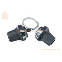 Перемикачі (грипшифт) 3x7 швидкості, чорні SL-RV300