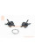Перемикачі (манетка) 3x9 швидкості, чорні ALTUS SL-M2010