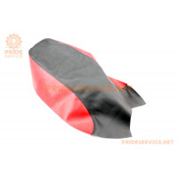 Чохол сидіння (еластичний, міцний матеріал) чорний/червоний