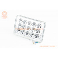Фари квадратна передня частина 15-LED, 165x105мм, TUNING