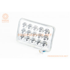 Фари квадратна передня частина 15-LED, 165x105мм, TUNING