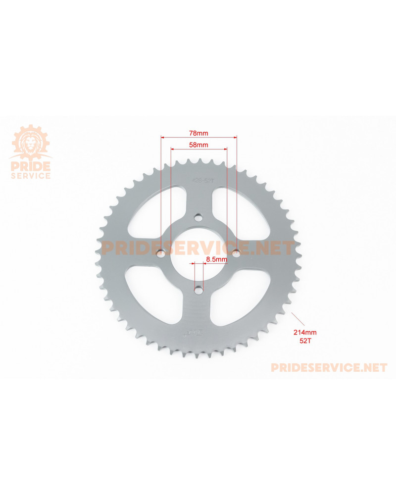 Зірки к-кт ZS125J, 428H-52T+15T