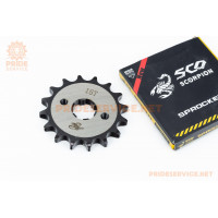 Зірка передня CG/CB-428H-16T (під шліц 5мм) "гартована" Loncin JL200-68A/LIFAN