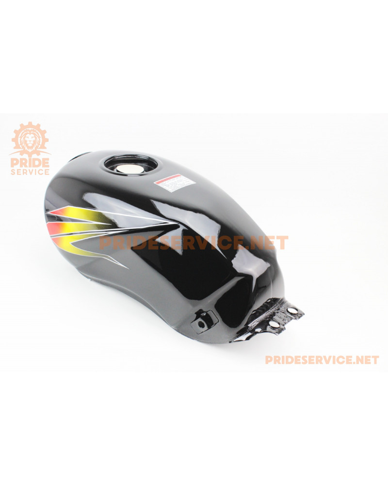 Бак паливний, чорний (під круглу кришку бака, під кран палив. на болти, під датчик палив.)