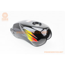 Бак паливний, чорний (під круглу кришку бака, під кран палив. на болти, під датчик палив.)