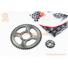 Зірки к-кт ZS125J, 428H-52T+15T "гартована"